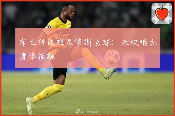 布兰科谈维尼修斯点球：未吹哨无身体接触